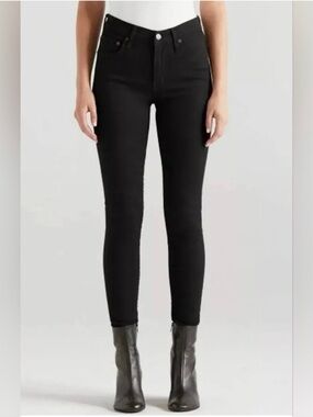 Edwin Pixie 9" Mid Rise Skinny Black